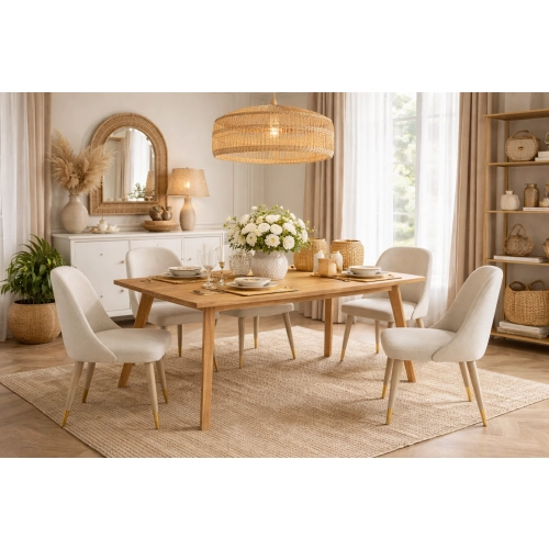 Stół ST-100A  prostokątny drewniany- dąb,jesion .